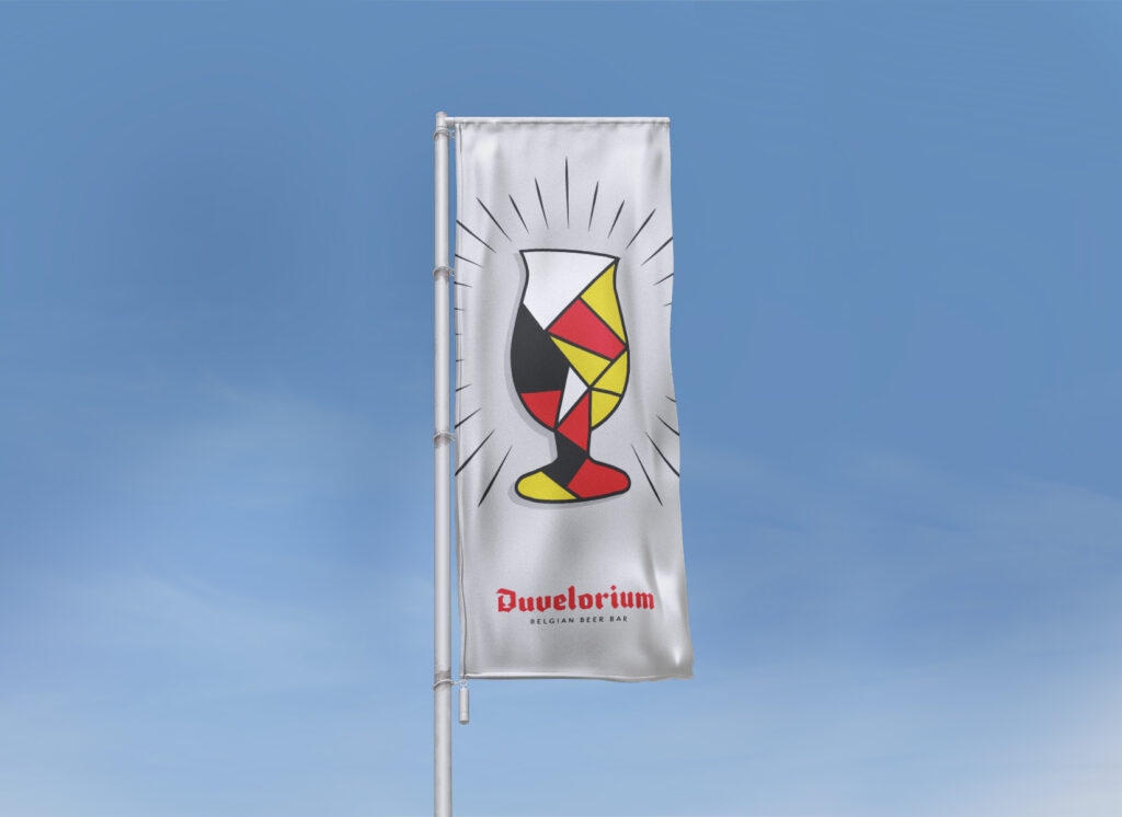 Duvelorium vlag ontwerp